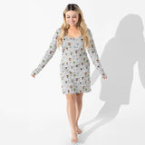 Little Monsters Bamboo Women's Nightgown