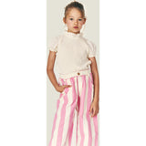 Mipounet SS26 Zoe Flammé, E T Shirt Ecru