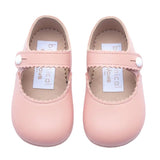 Emma British Pre-Walker Baby Girl Shoes - Blossom Pink