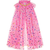 Raspberry Confetti Cape
