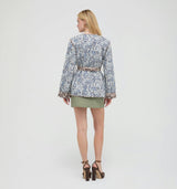 The Aspen Jacket -  Chedworth Paisley Blue