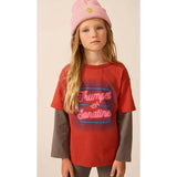Organic Skater Tee in Rhythm Red
