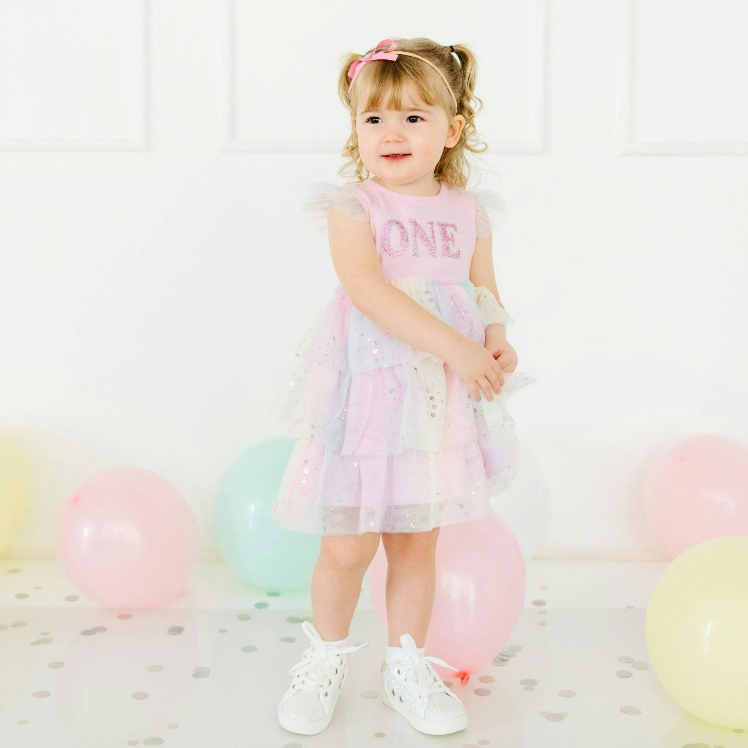 Dainty Heart Bow Baby Headband