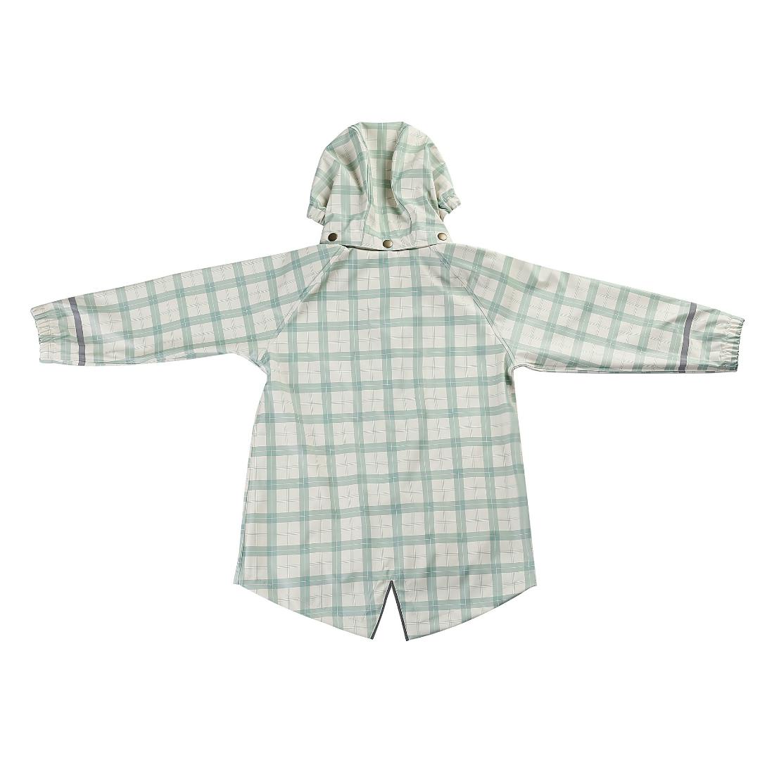 Fishtail Rain Jacket | Fern Plaid