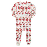 Baby Bamboo Romper - Vintage Santas