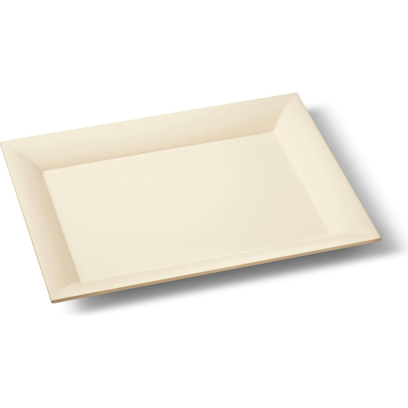 Aerin X Gracie Lacquer Serving Tray, Cream