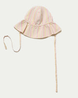 Bonnie Hat Cap - Pink Stripes