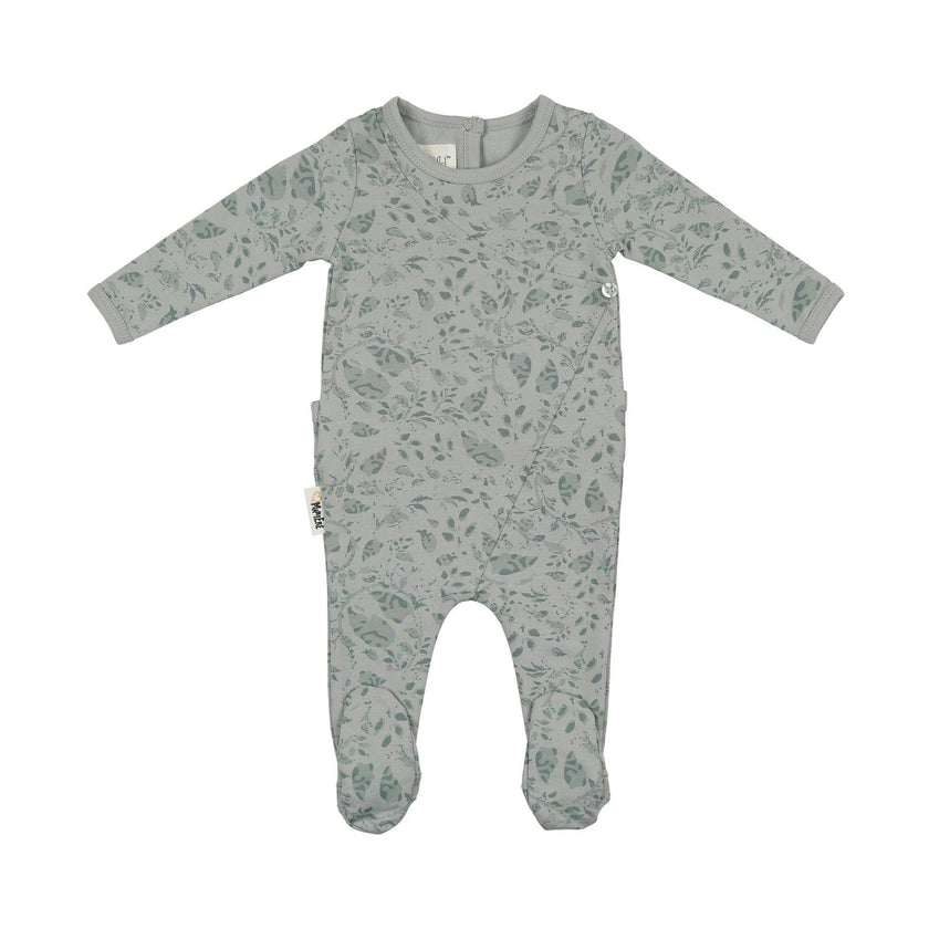 Soft Vines Footie and Beanie Set