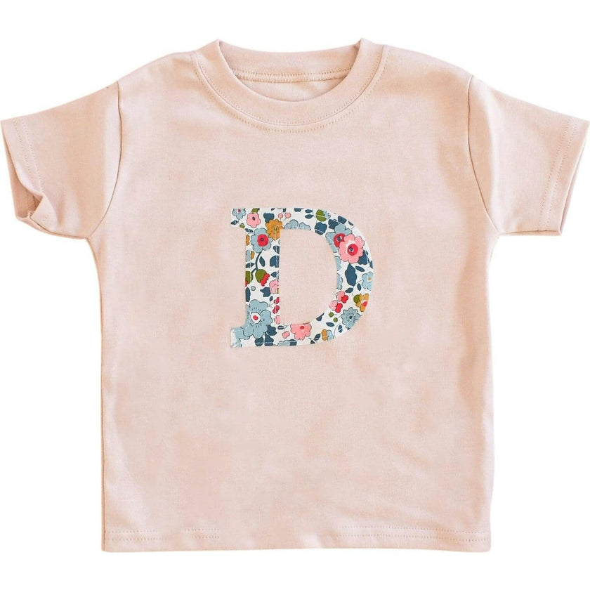 Liberty of London Children's Personalised Short Sleeve T-shirt - White
