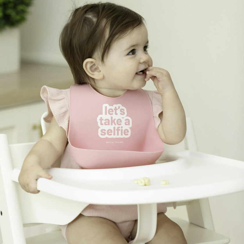 Lets Take a Selfie Wonder Adjustable Silicon Bib