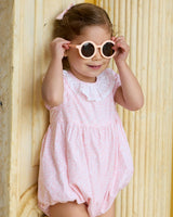 Bubble Romper Pink Minifloral