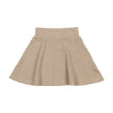 Soft Ribbed A-Line Short Skirt