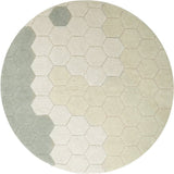 Washable Rug Round Honeycomb - 4' 7"