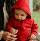 hoodie | scarlet red