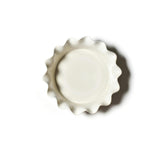 Signature White Ruffle Pie Dish