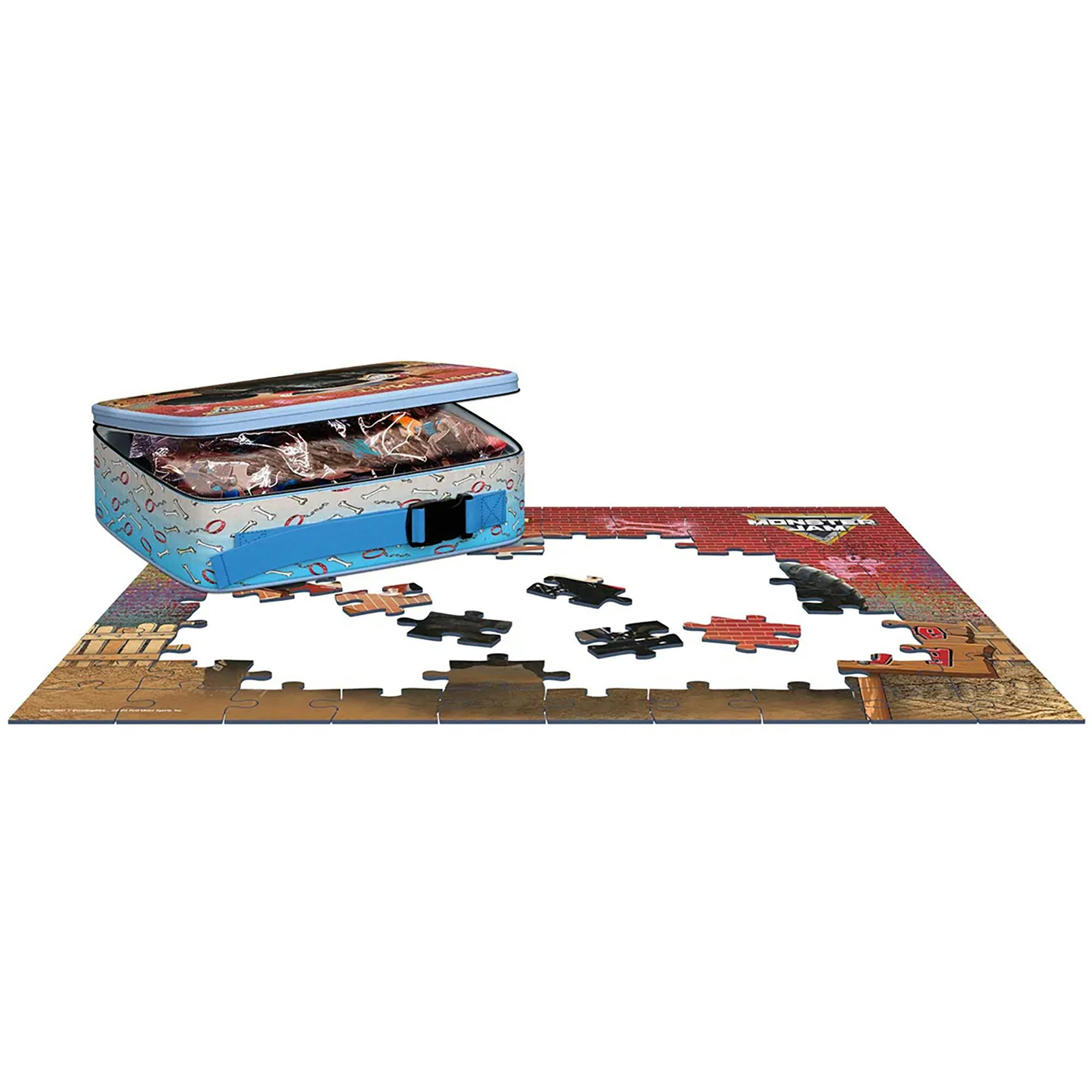 Monster Jam: Lunch Bag & 100pc Puzzle - Monster Mutt