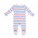 Preppy Rugby - 2 Way Zipper Footie