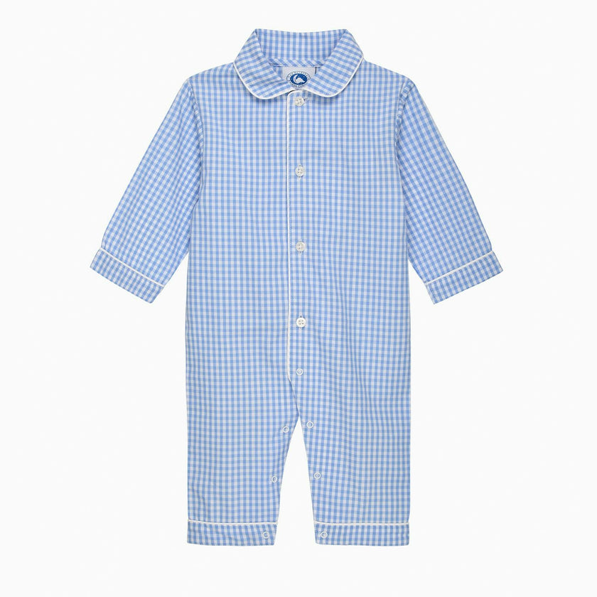 Gingham All-In-One in Blue