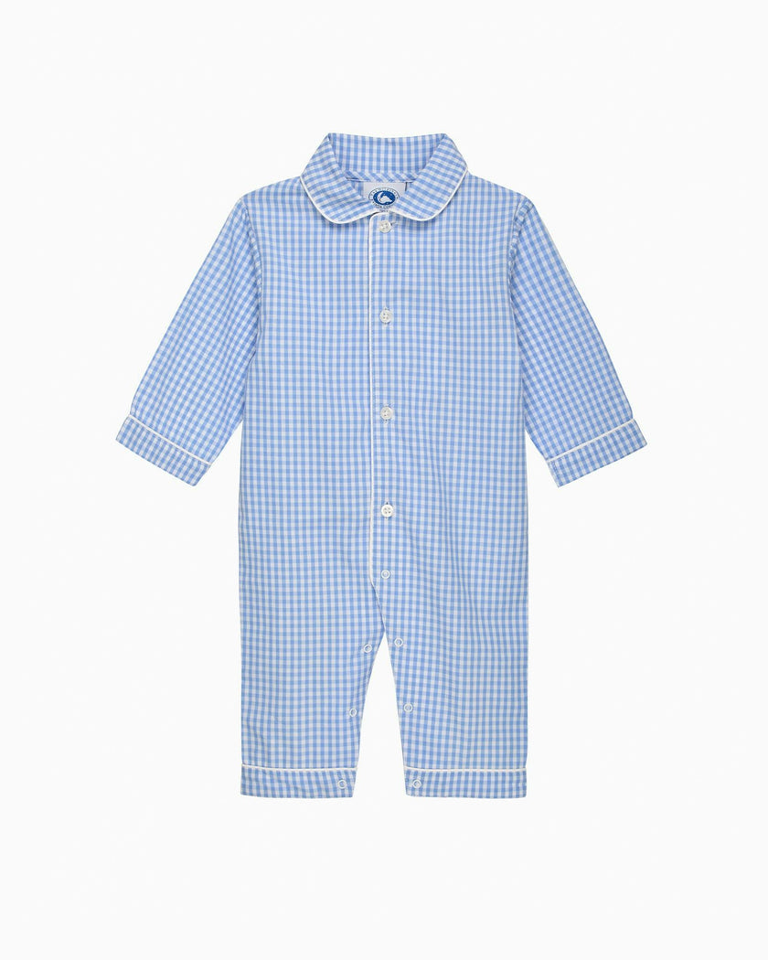 Gingham All-In-One in Blue