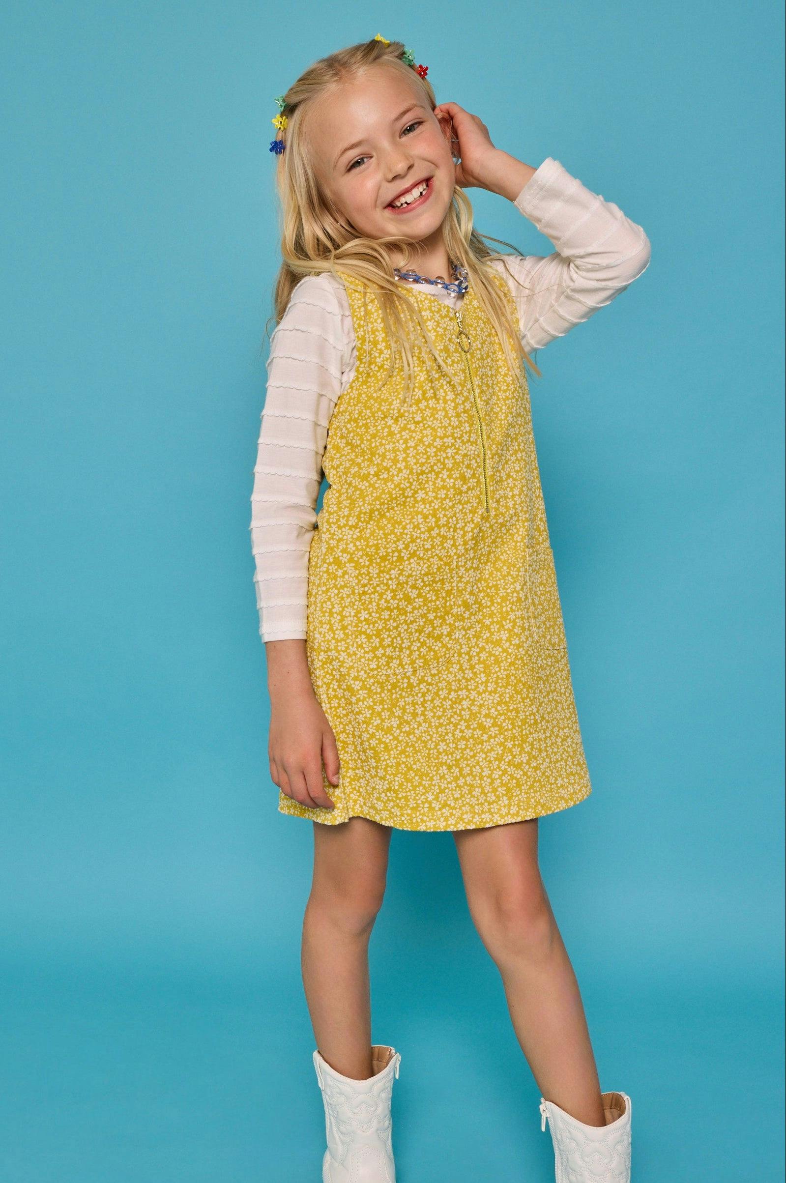 Retro Jumper - Aspen Floral Apricot