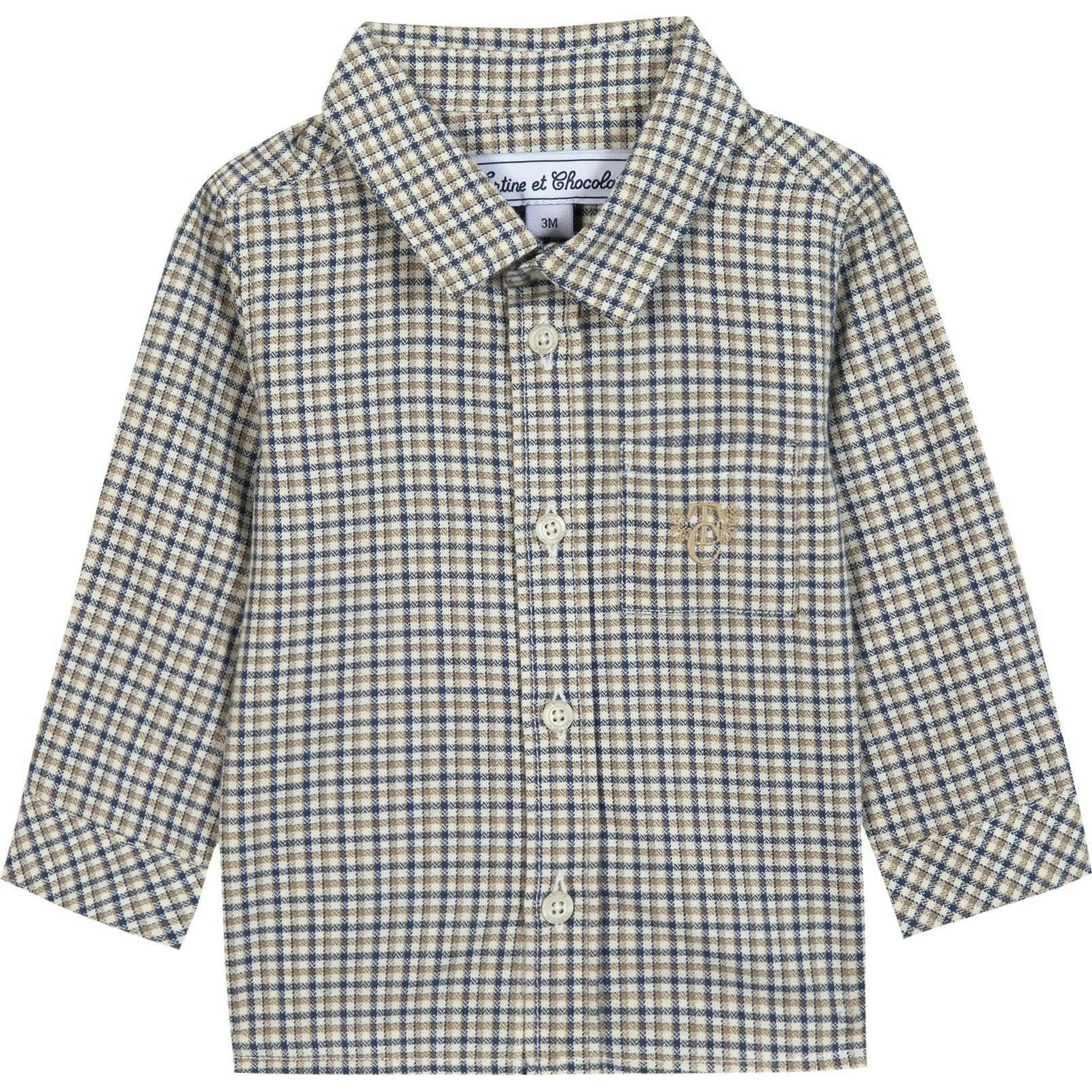 Cotton Baby Plaid Shirt