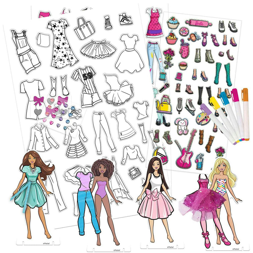 Barbie: Fabric Fashions Paper Dolls