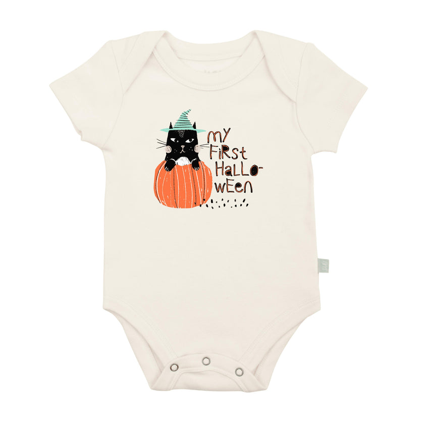 graphic bodysuit | my first halloween cat