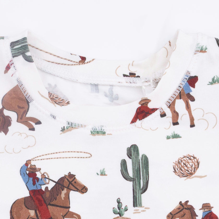 Buckaroo Western - Short Sleeve Loungewear Set