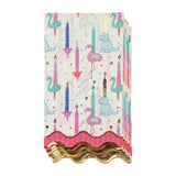Packed Party Blow Out the Candles Birthday Animals Guest Napkins 16ct - Gold Foil Party Animal and Candle Design 3-Ply Napkins