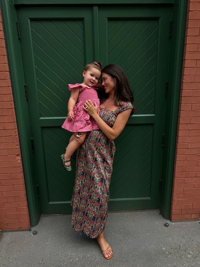 The Baby Ellie Nap Dress -  Poppy Half Drop Rose