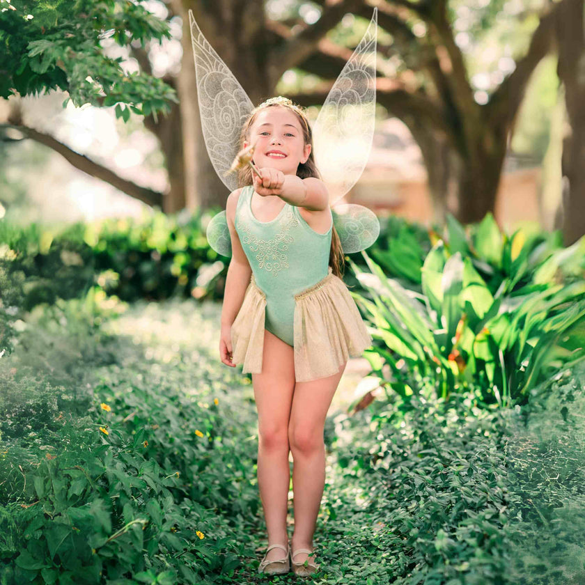 Magical Fairy Leotard Tutu Set - Green