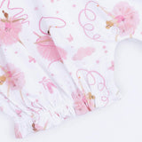 Ribbon Ballerinas - Ruffle Playsuit