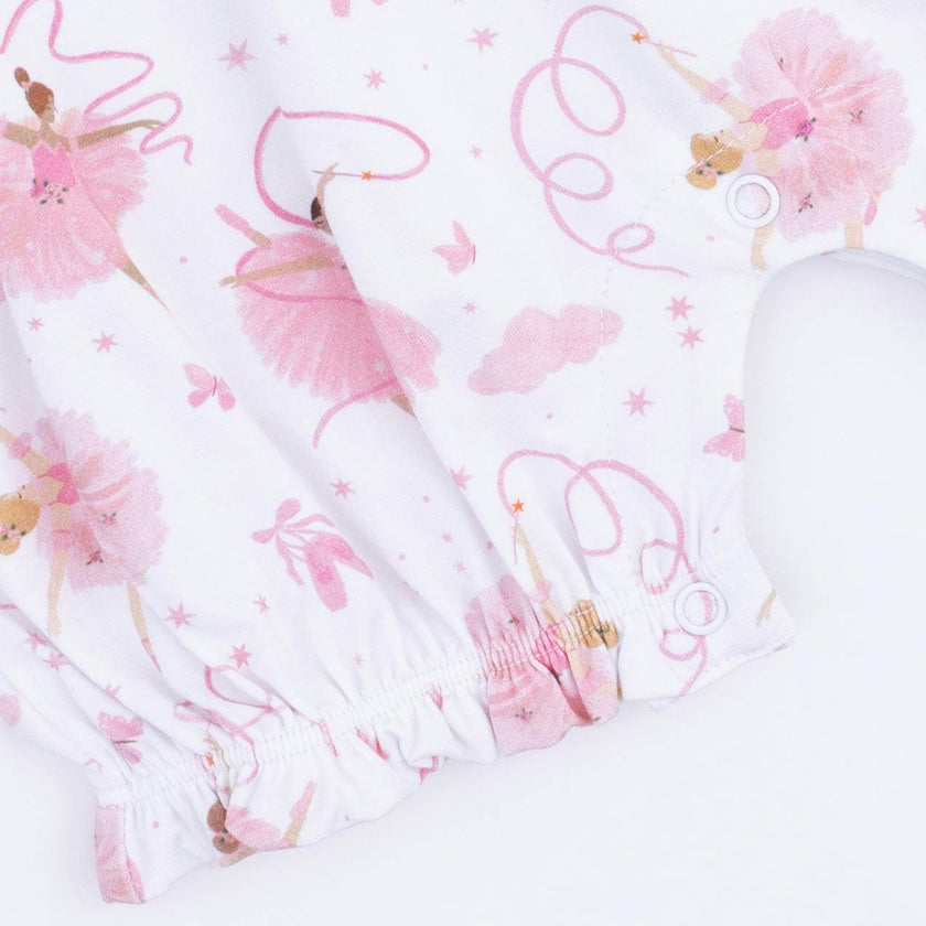 Ribbon Ballerinas - Ruffle Playsuit