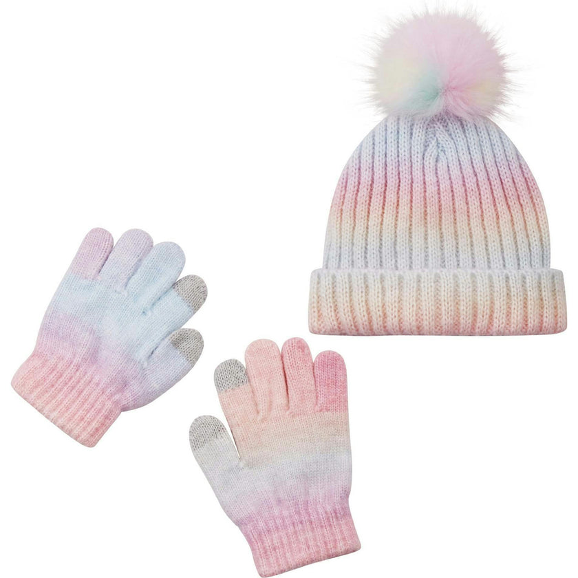Kids Winter Hat & Glove Set