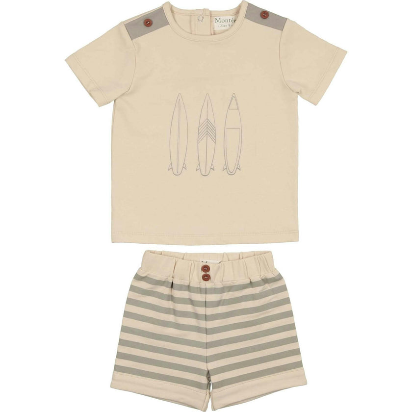 Island Stripe 2Pc Set