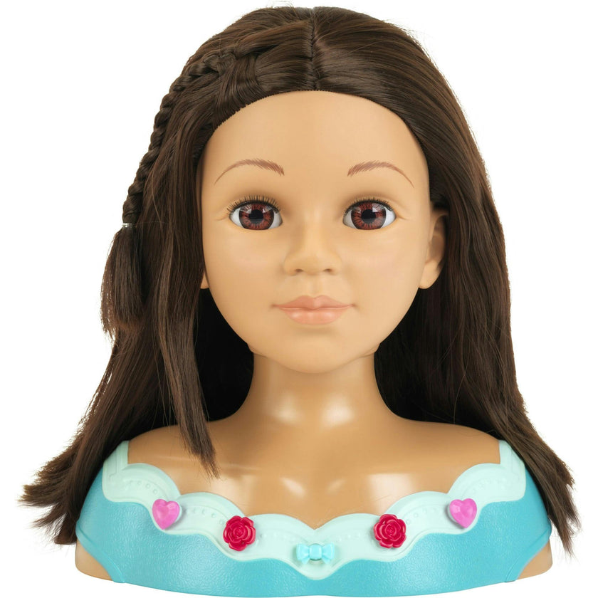Klein: Hairstyling Head Mia - Pink & Teal