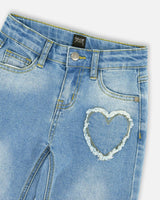 Wide Leg Denim Jeans