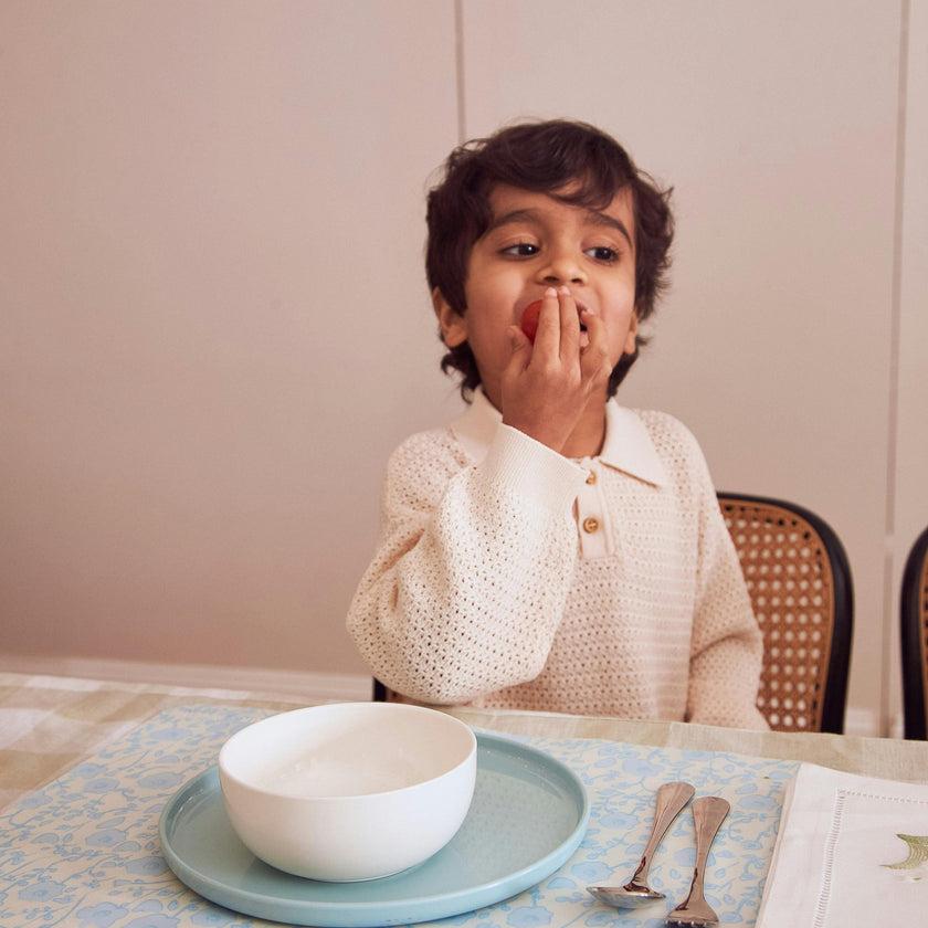 2 Placemats | Blue Toile | by robynblair x Recette