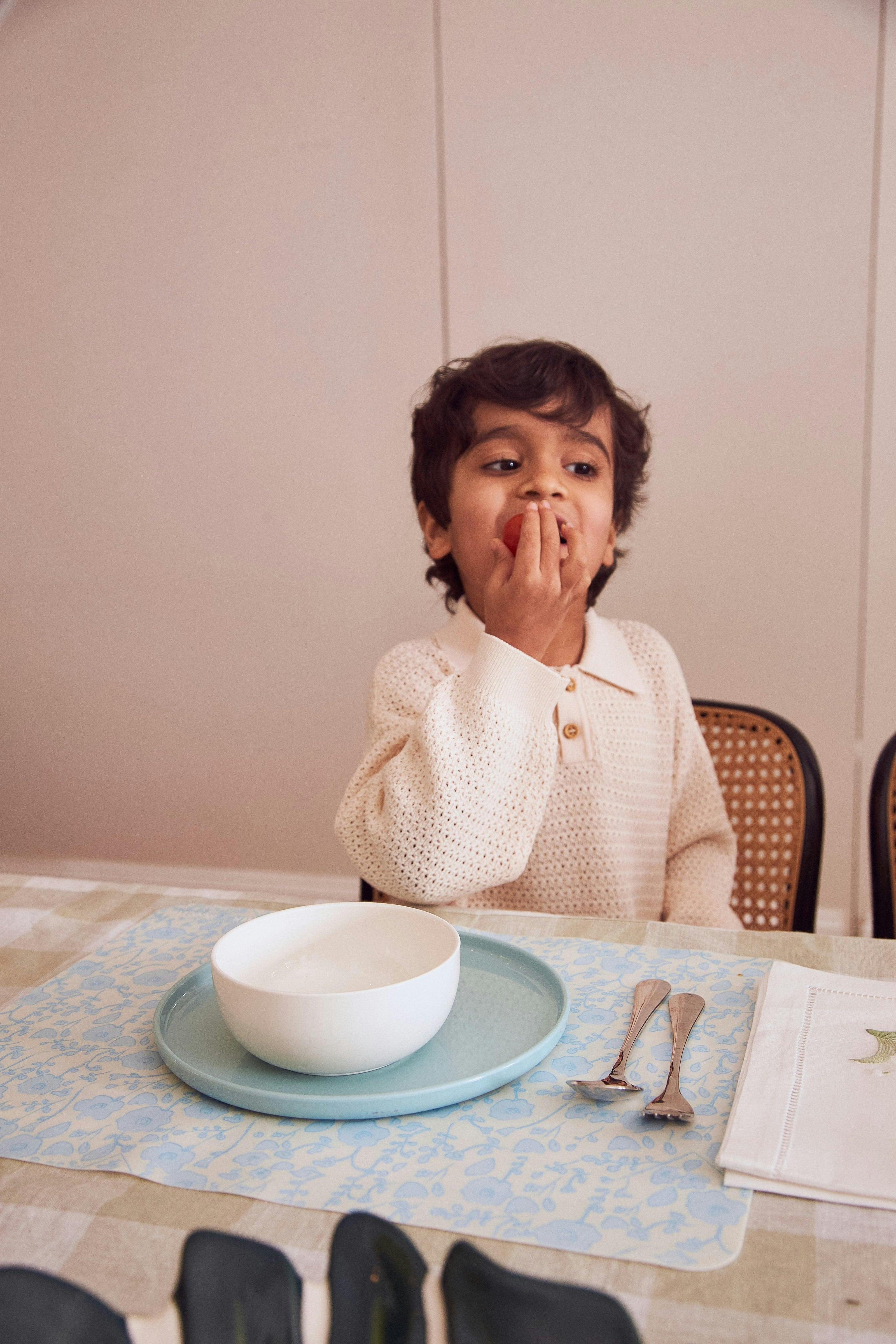 2 Placemats | Blue Toile | by robynblair x Recette