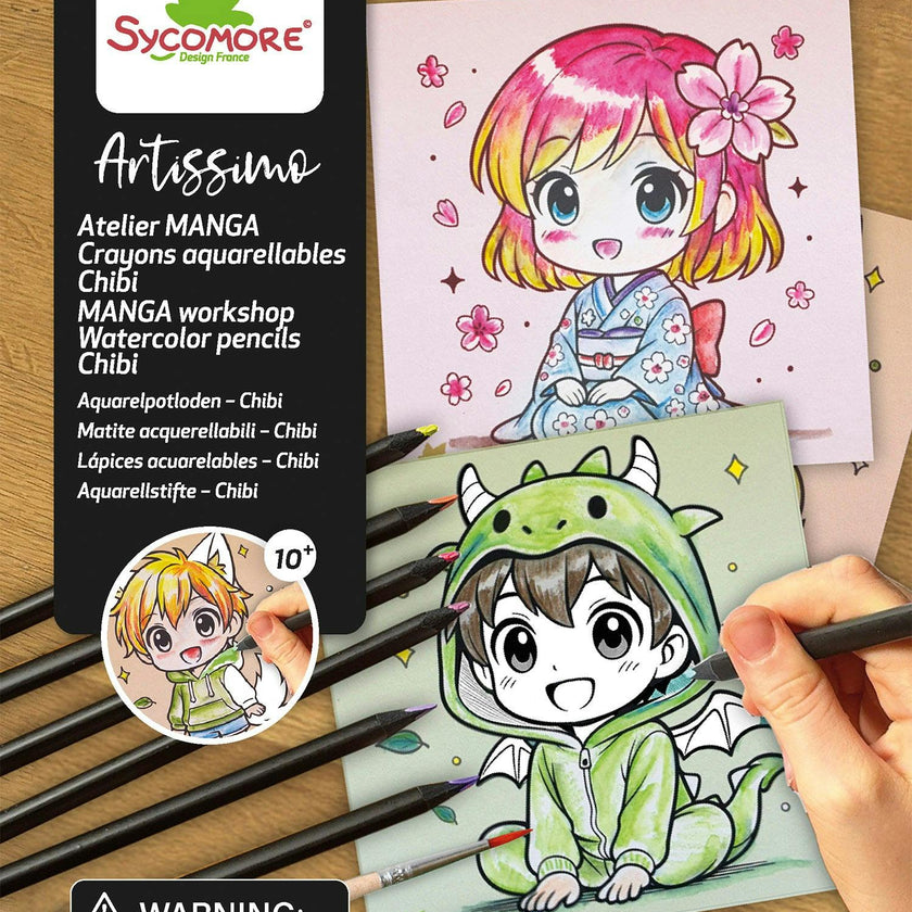 Artissimo - Manga Workshop Watercolor Pencils Chibi - 10y+