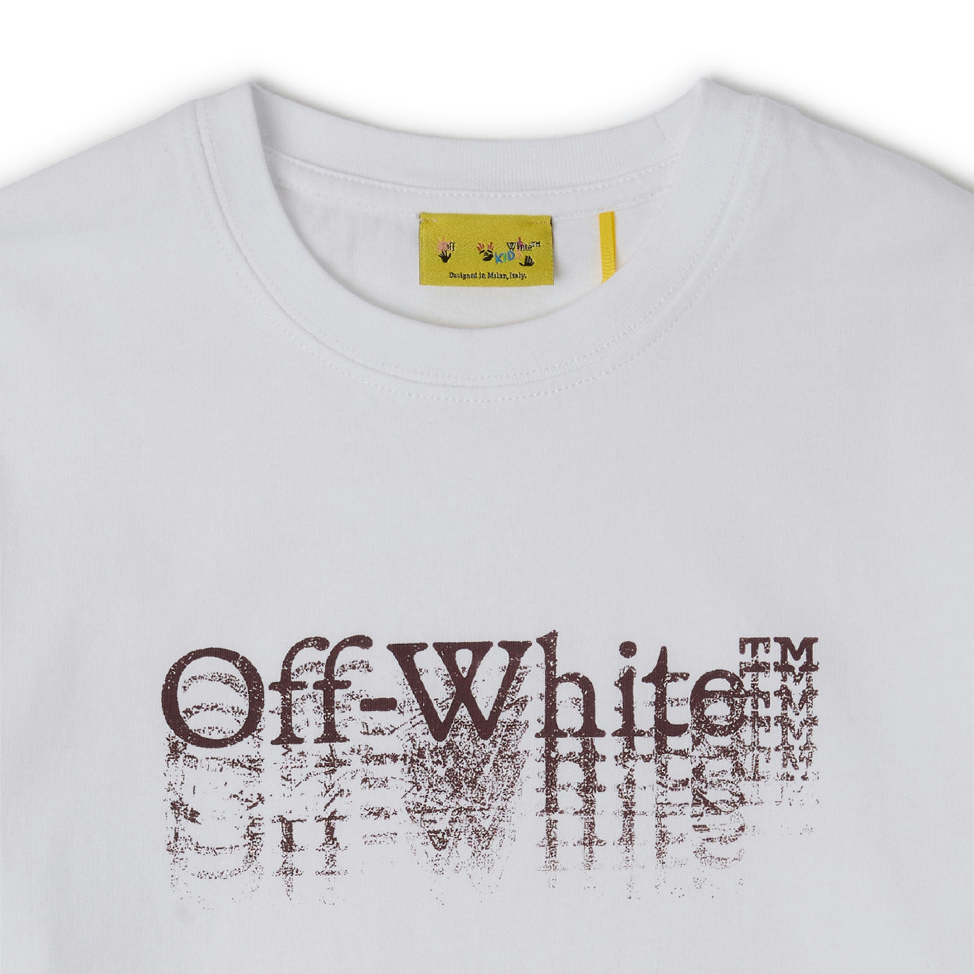 White Big Bookish Stamp Short Sleeve T-Shirt