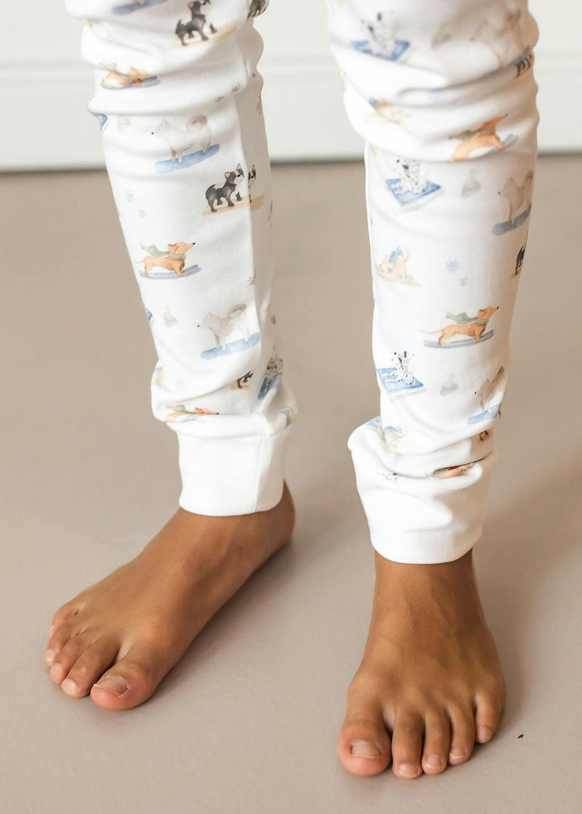 Ski Pups Boy Pima Long Pajama Set