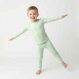 Pistachio Gingham Bamboo Toddler Pajama Set