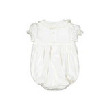 Antoinette Ceremony White Smocked Baby Bubble