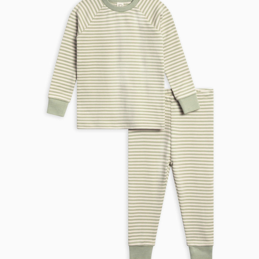 2-Piece Long Sleeve Jammie Set Ballet Stripe