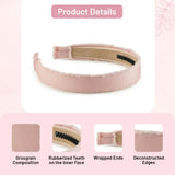 Halo Luxe Dahlia Deconstructed Grosgrain Ribbon Headband - Mauve