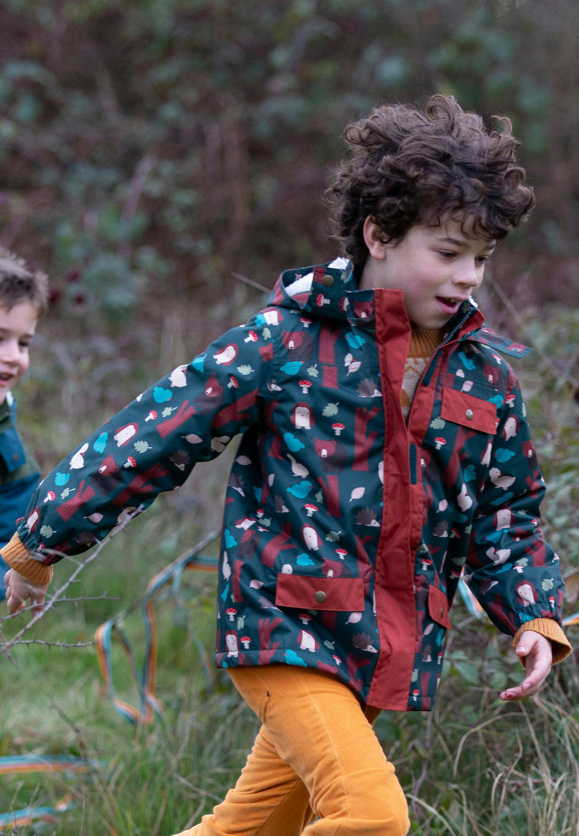 Woodland World Recycled Waterproof Adventure Winter Coat, Green