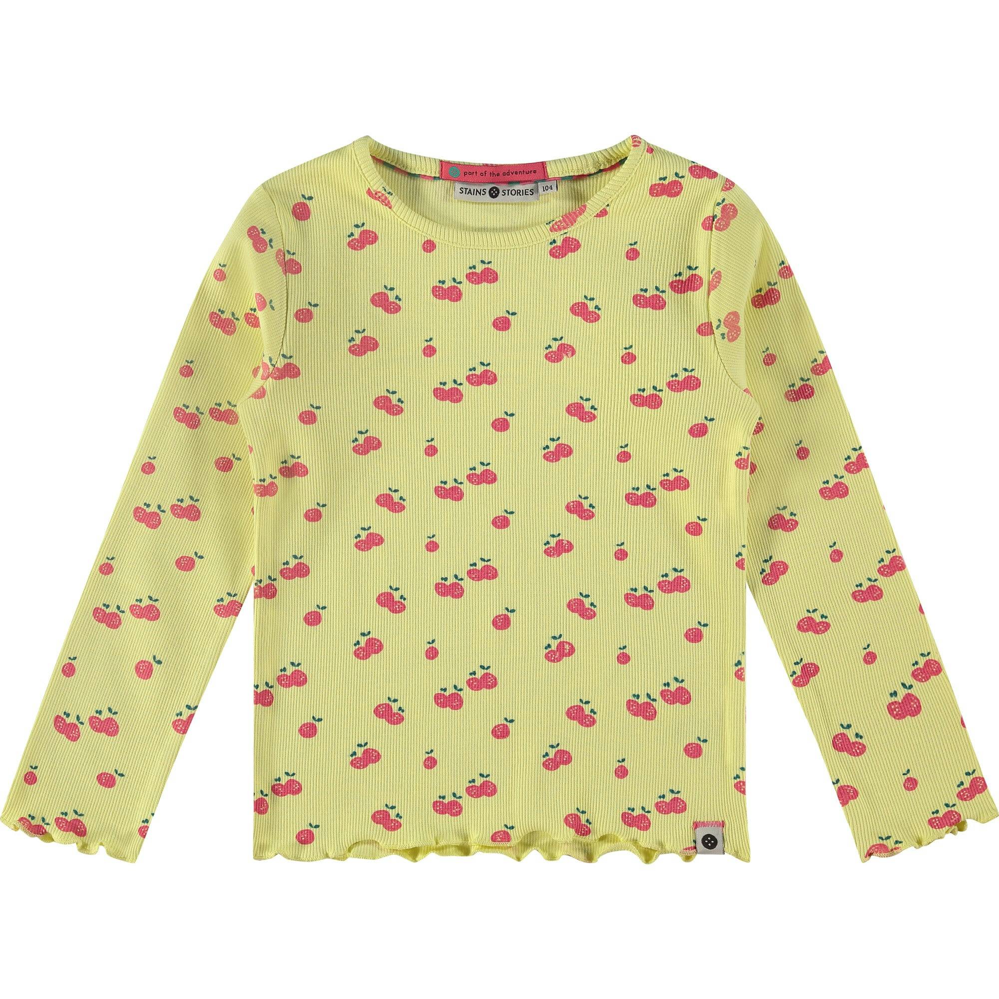 Cherry Printed Long Sleeve T-shirt