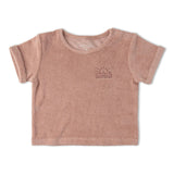 Organic Terry Tee & Shorts Set - Clay