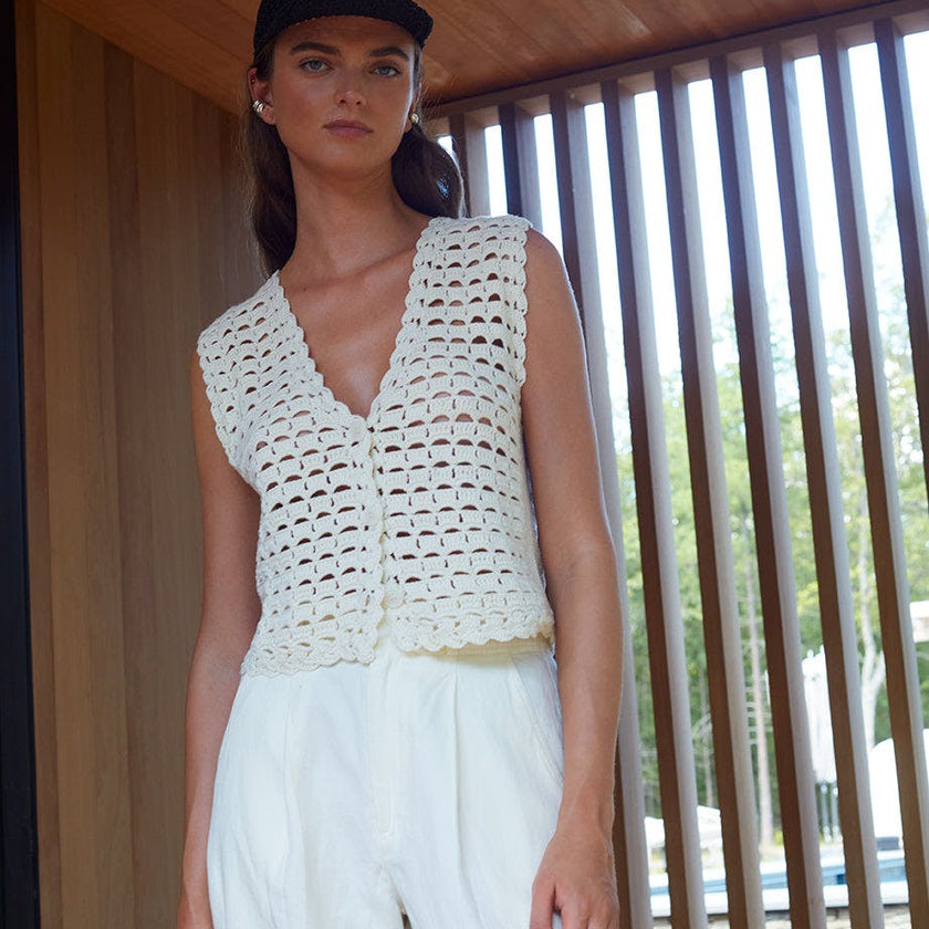ELLIE CROCHET VEST